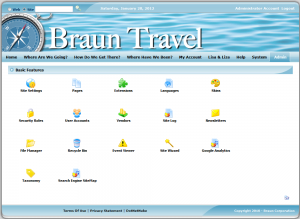 Braun Travel Admin