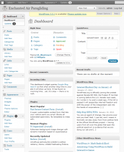 Enchanted Air Admin Page