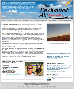 Enchanted Air Homepage