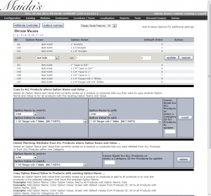 Maidas Option Values