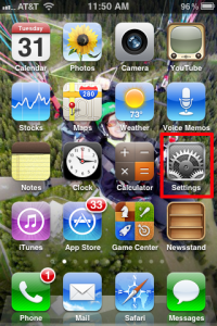 iPhone App Screen